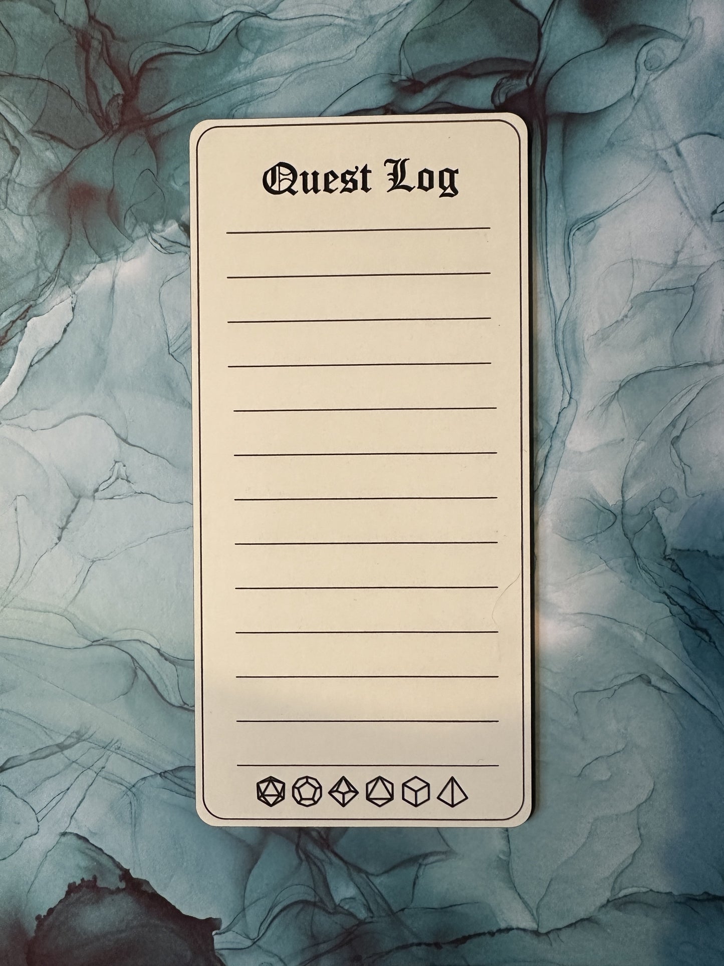 Quest Log Dry Erase Magnet