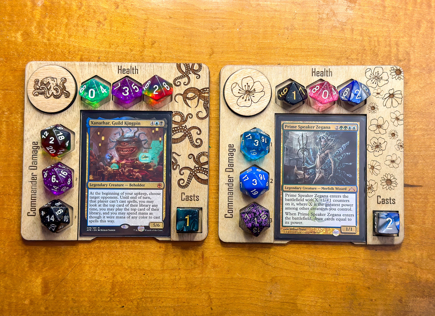 Customizable Commander Zone Tray