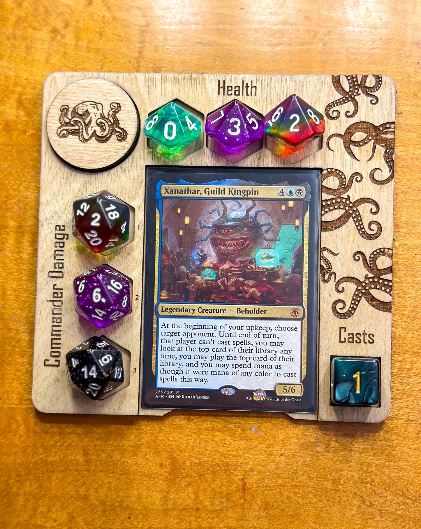 Customizable Commander Zone Tray