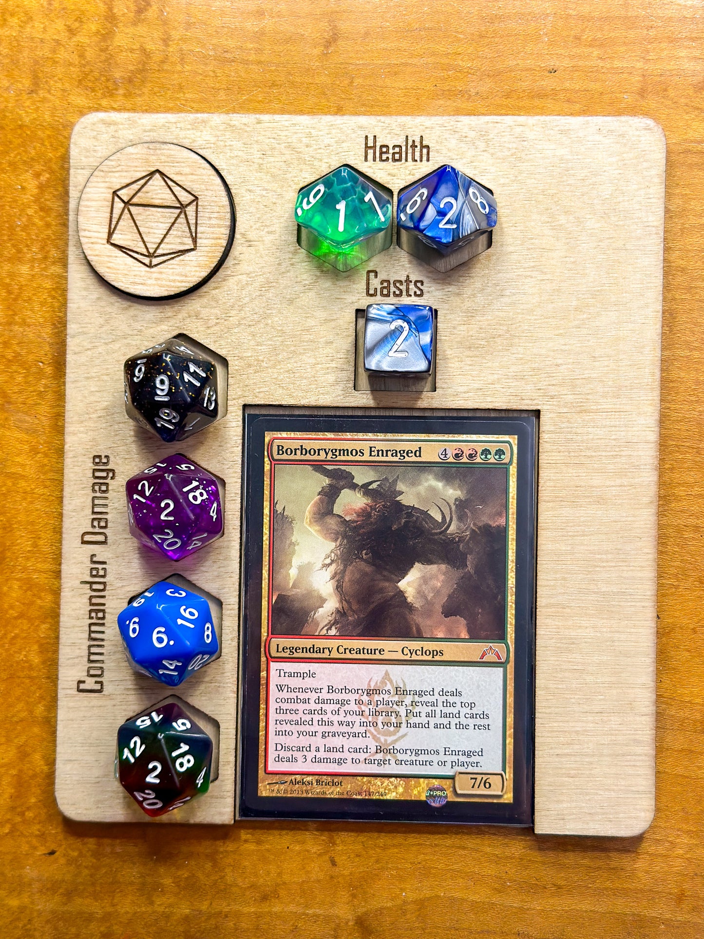 Customizable Commander Zone Tray