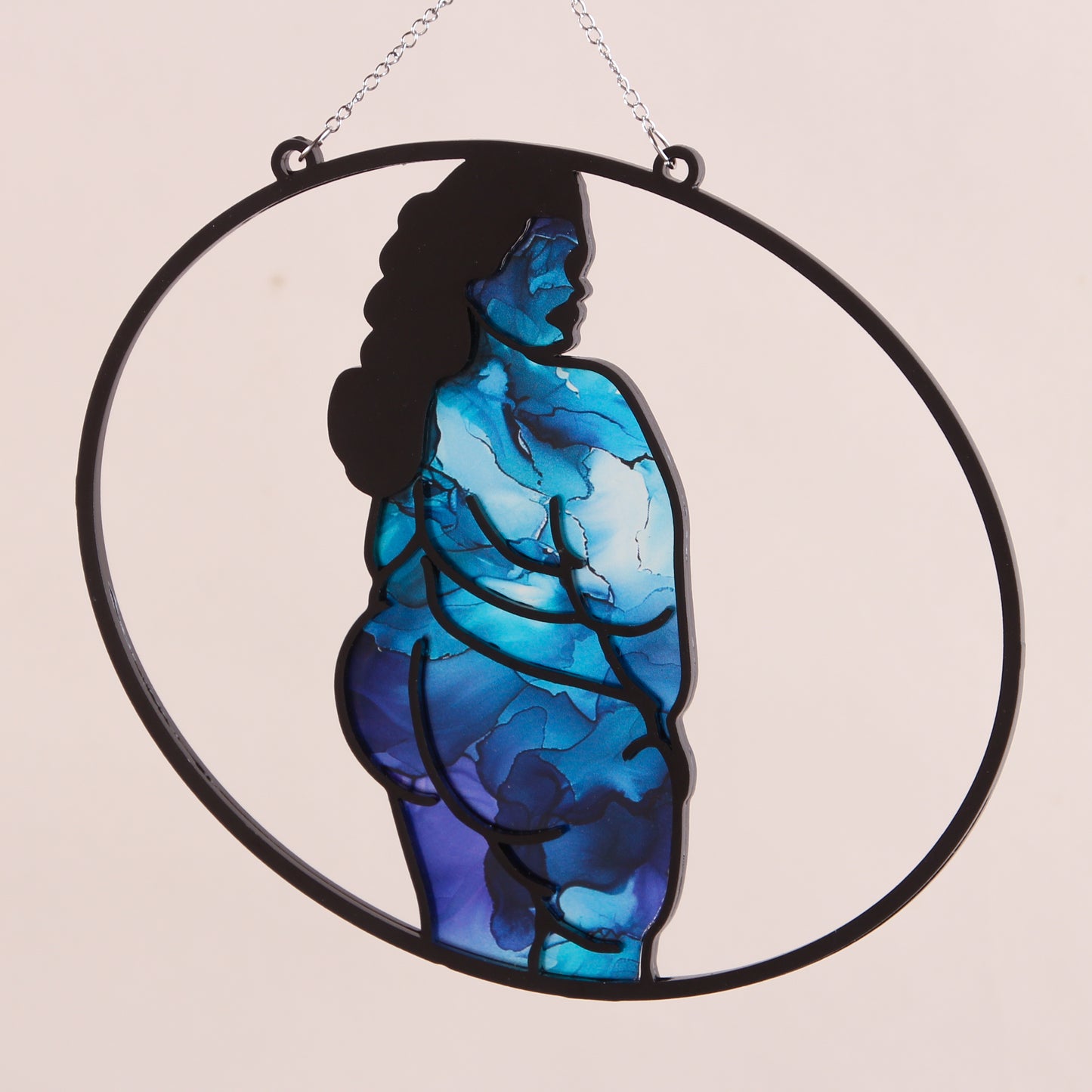 Curves Over the Shoulder Suncatcher