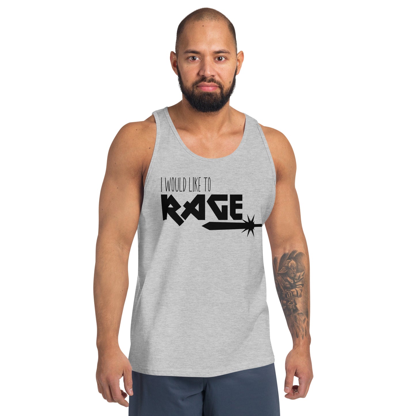 I Would Like to Rage - Critical Role Grog Inspired Tank Top