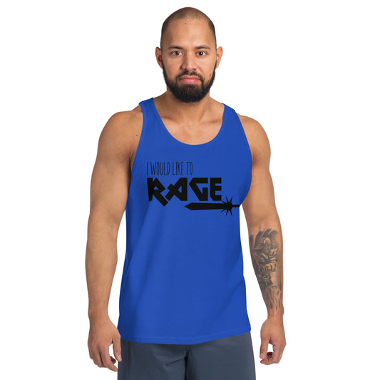 I Would Like to Rage - Critical Role Grog Inspired Tank Top
