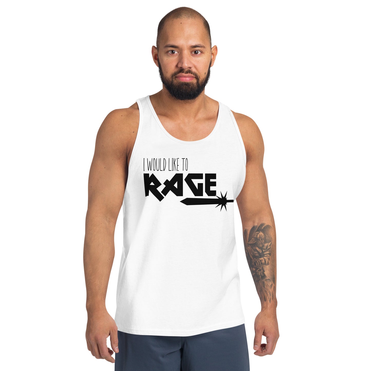 I Would Like to Rage - Critical Role Grog Inspired Tank Top